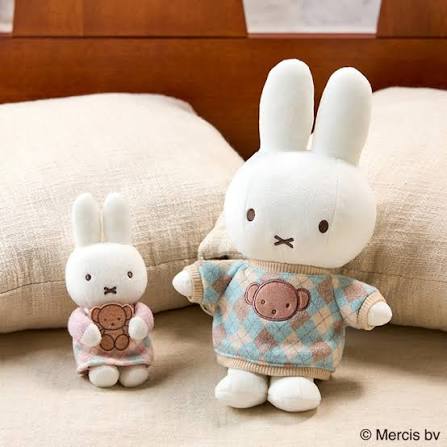 小菲兔店長醫療補助 新登場 [日本直送] Miffy Style限定 Miffy Check系列公仔/掛件