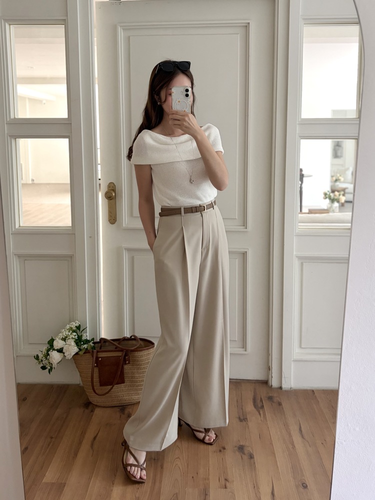 Linen Off Shoulder Top (White)