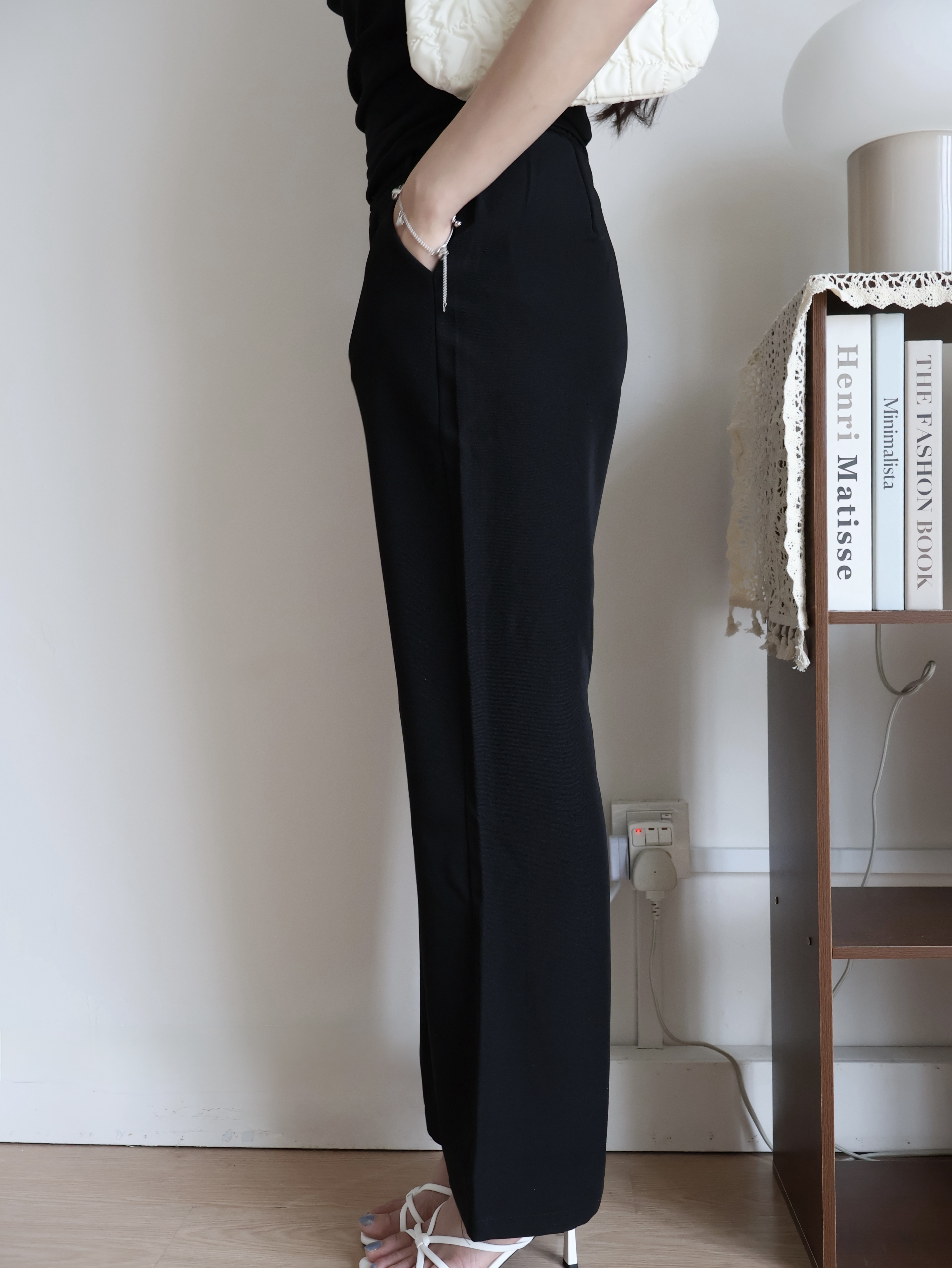 Joice Suit Pants | Black