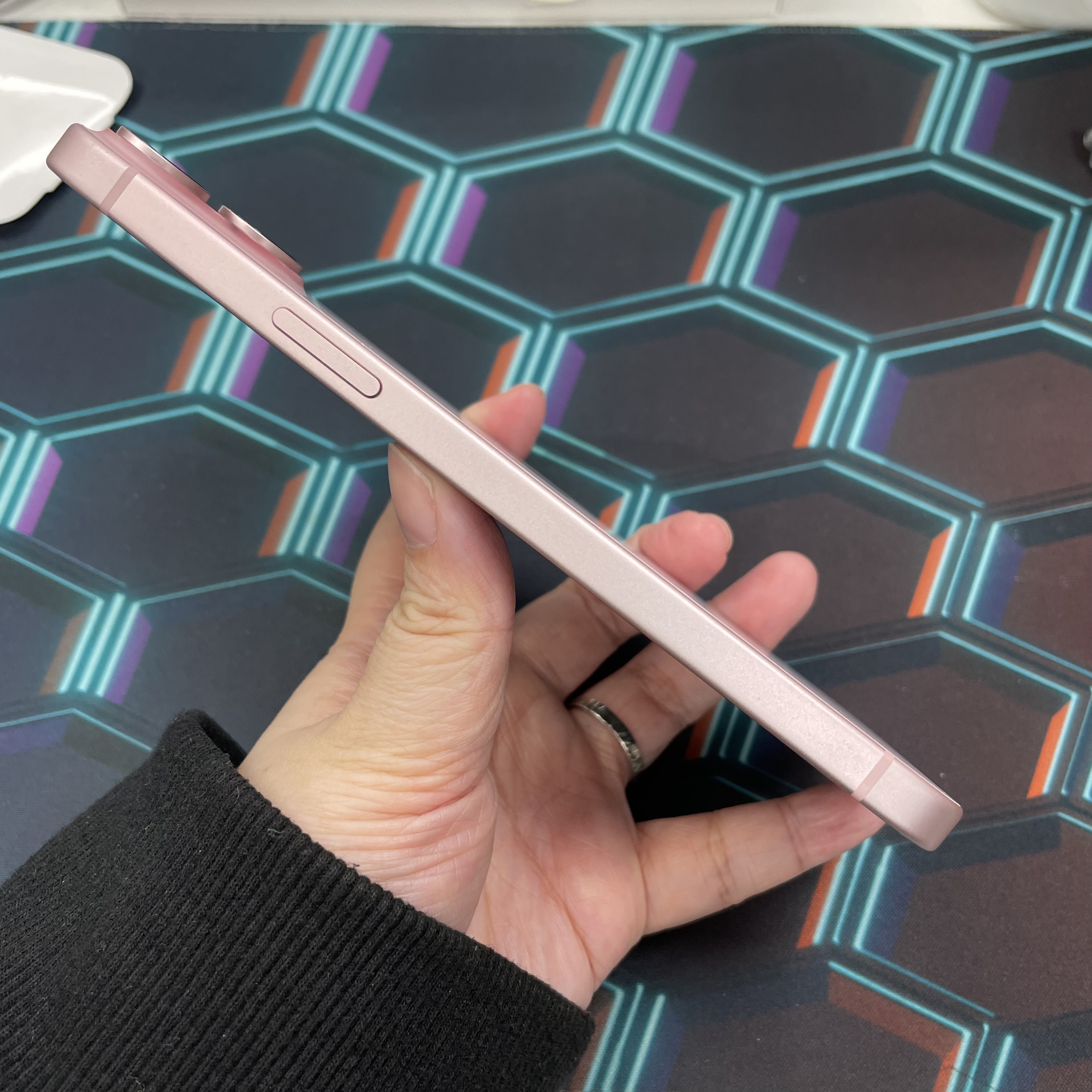 *6091 15 Plus 勁靚機 128GB 電91 粉色 pink