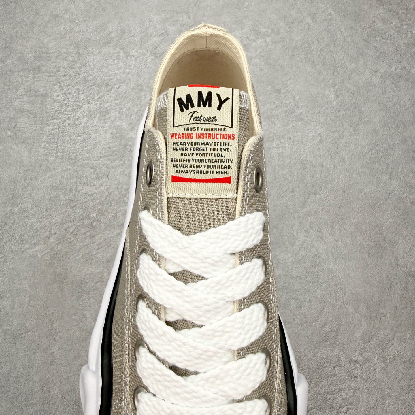 Maison Mihara Yasuhiro MMY "Peterson" OG Sole Canvas Low-top Sneaker