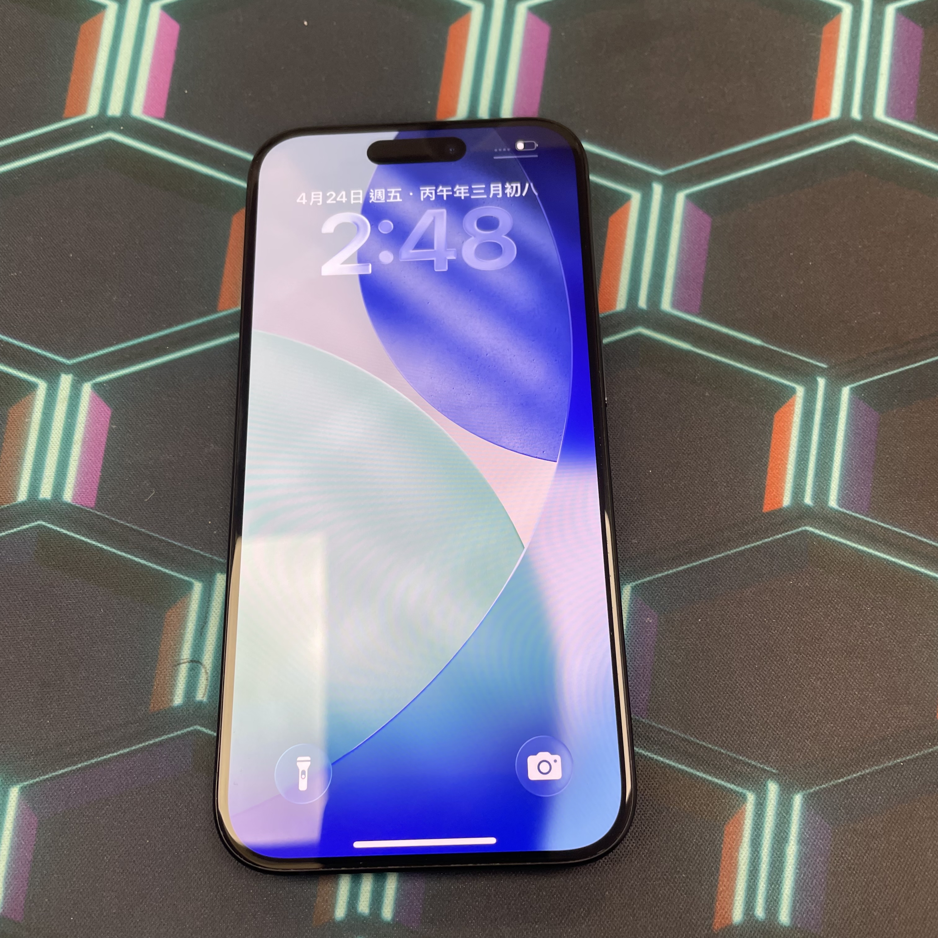 *6429 15 pro 完美機 256GB 電88 藍色 blue