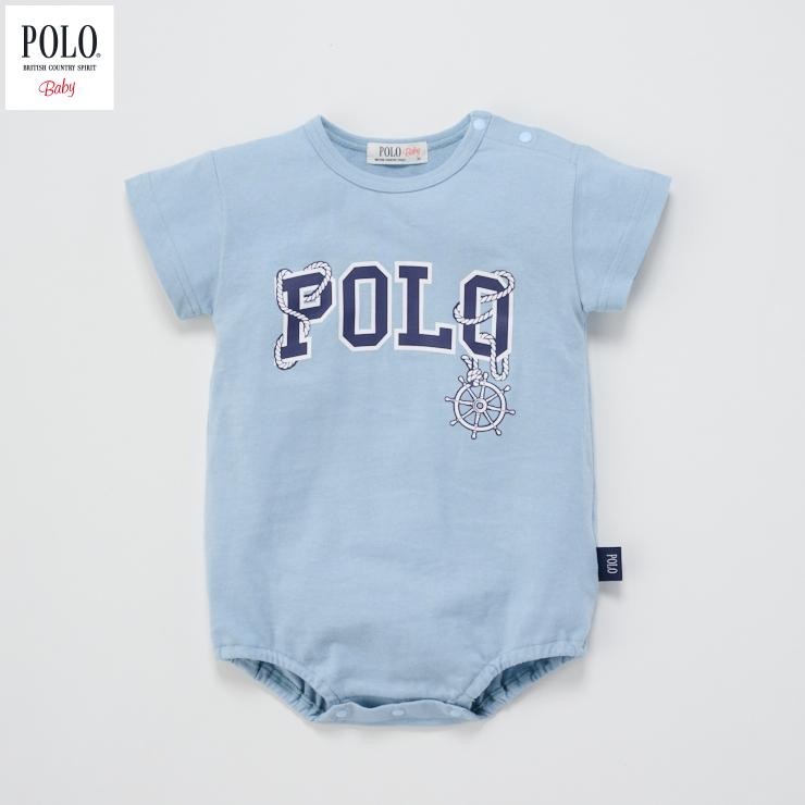 🇯🇵限量預訂 日本直送🇯🇵Polo Baby三色海洋風標誌印花短袖包屁衣
