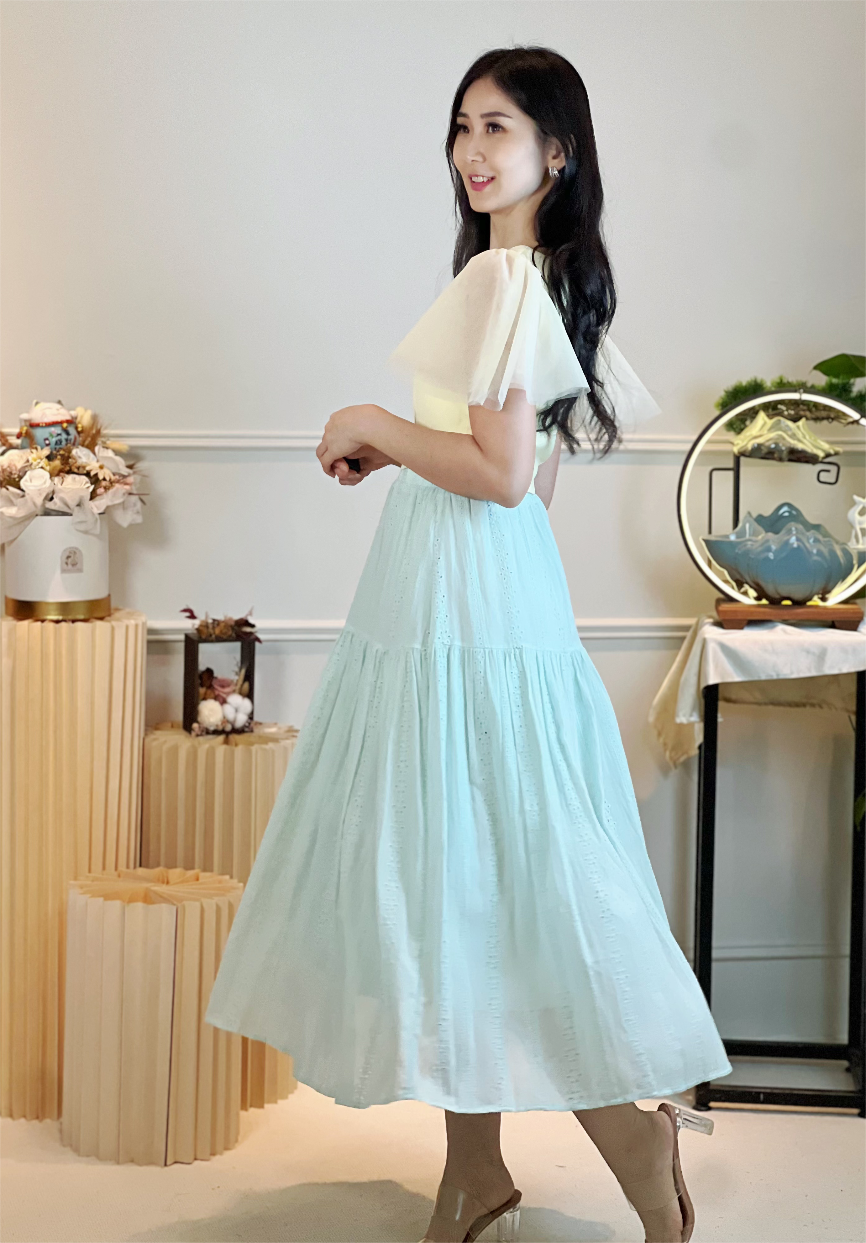 5099 Quinn Flexible A Line Skirt 