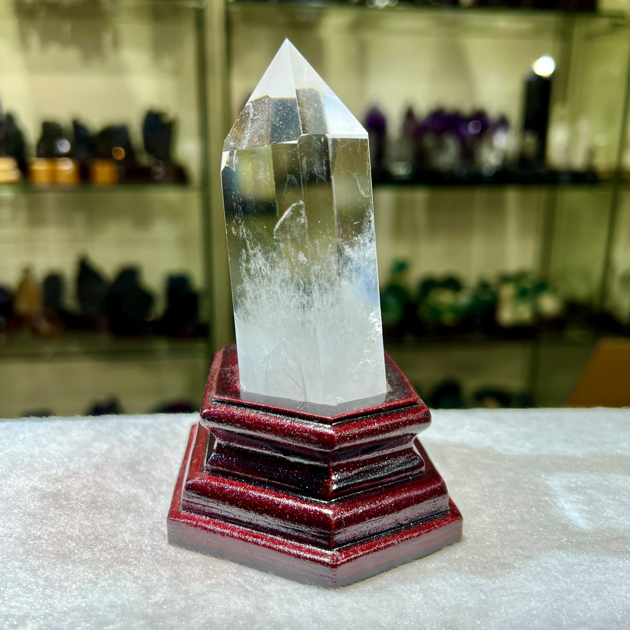 白水晶柱 (連座) -02