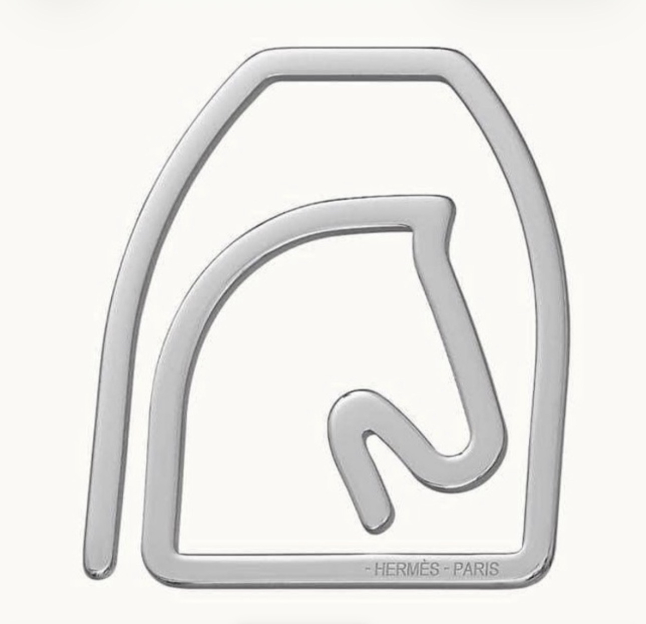 Hermes 愛馬仕馬頭銀紙錢夾
