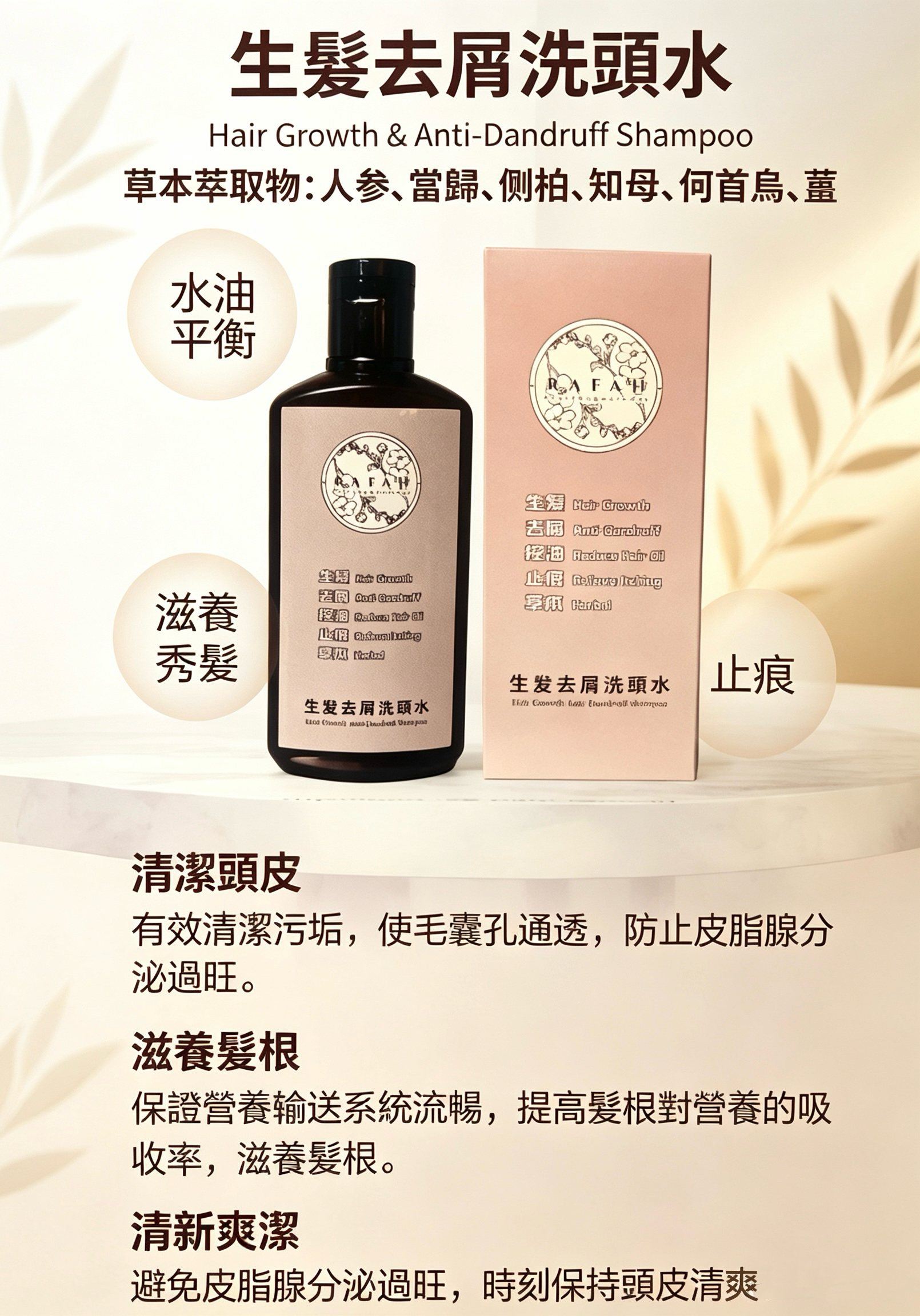 生髮去屑洗頭水*買1送1*