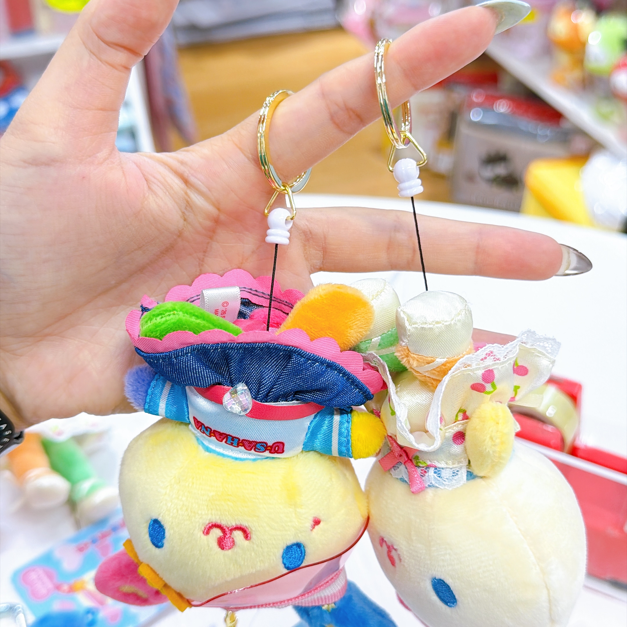 日本直送 sanrio Usahana 長腿運動造型公仔掛飾