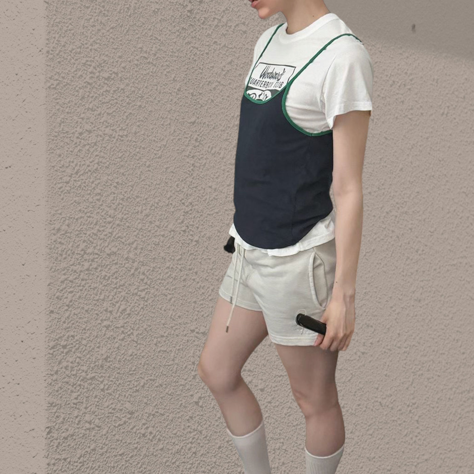 221398 拼色吊帶背心