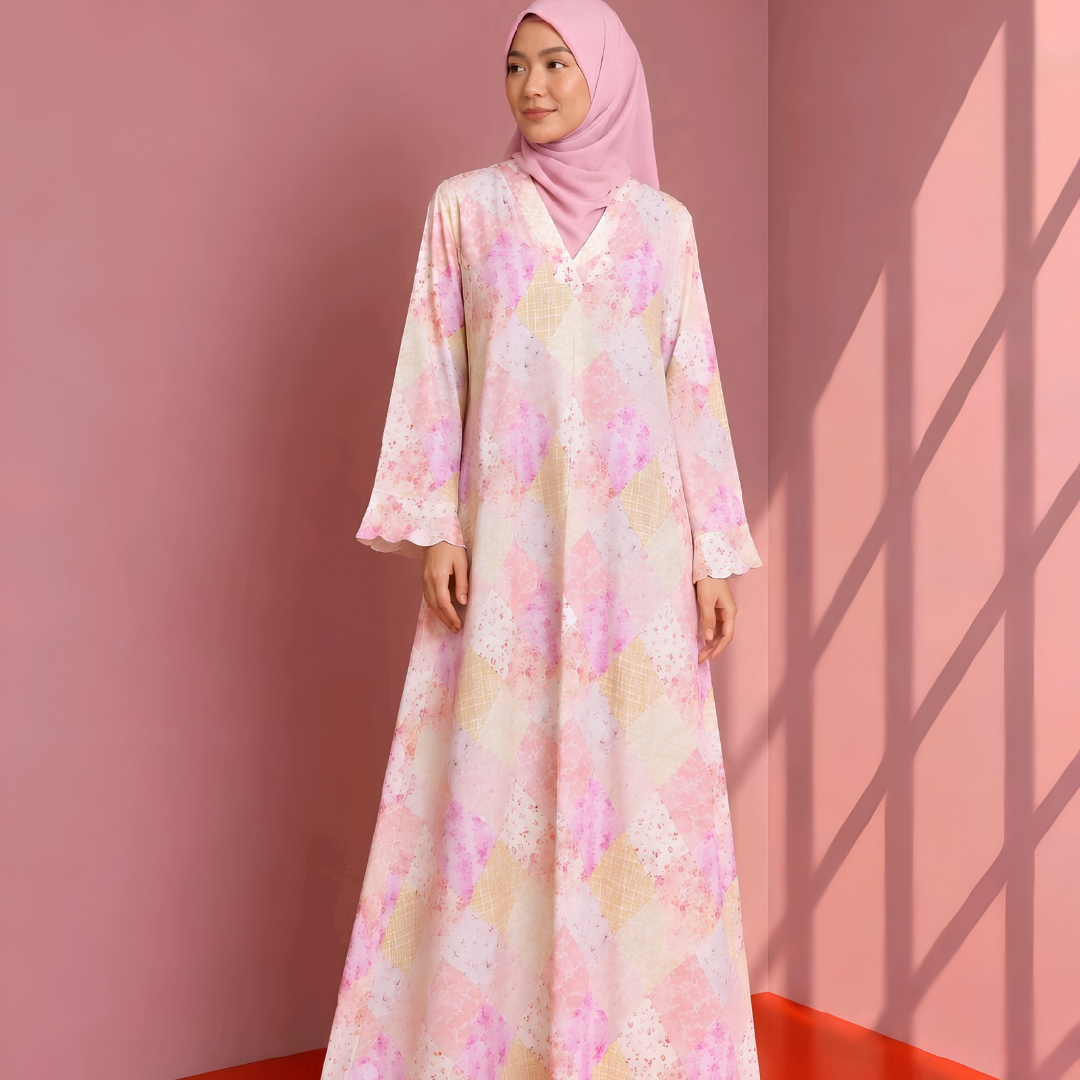 Linen Dress - Rose Water
