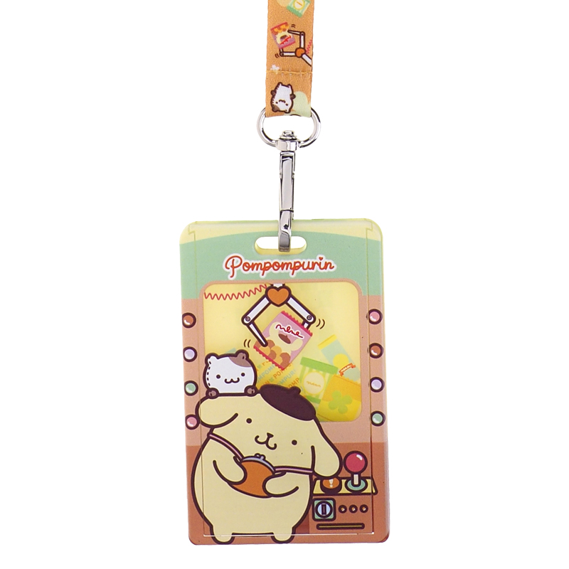 Pompompurin Plastic Card Holder w/ Neck Strap 証件套連頸繩