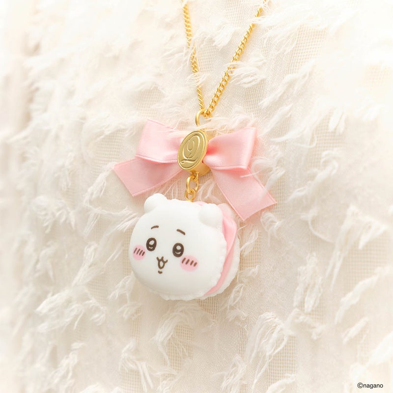 《Pre-Order》Macaron Necklace / Bag Charm 馬卡龍造型項鍊 / 掛飾｜Chiikawa 吉伊卡哇 X Q-pot. (26CKW28-P)