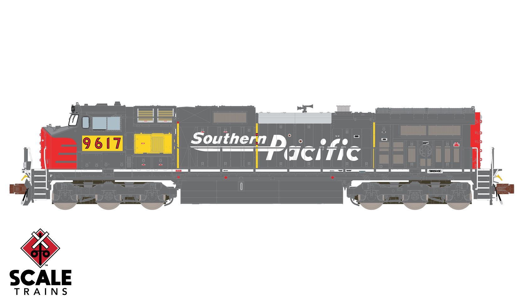 Scaletrains Rivet Counter N Scale GE DASH 9-44CW, Union Pacific/ex-Southern Pacific Speed Lettering Patch