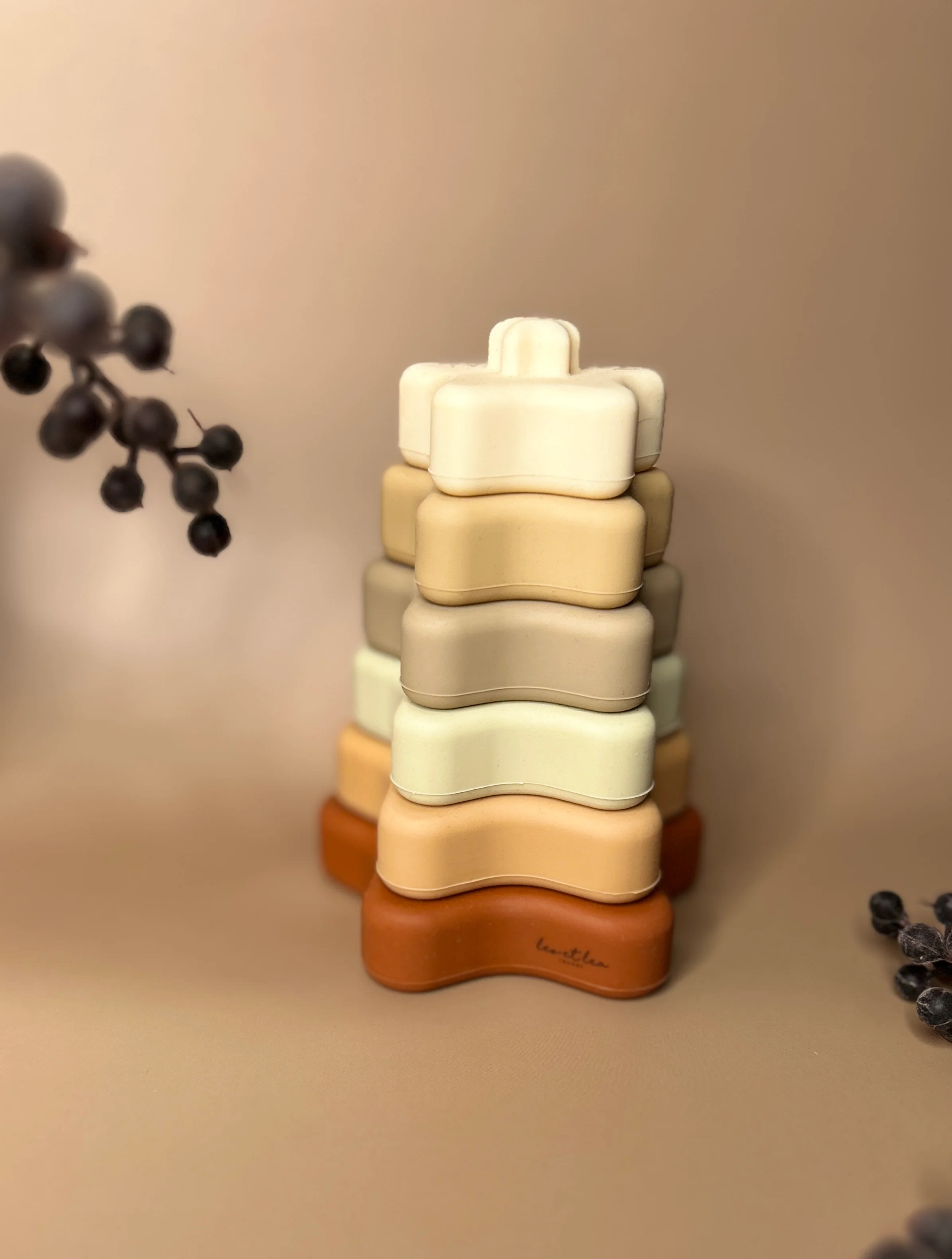 Leo et lea sillcone star stacker