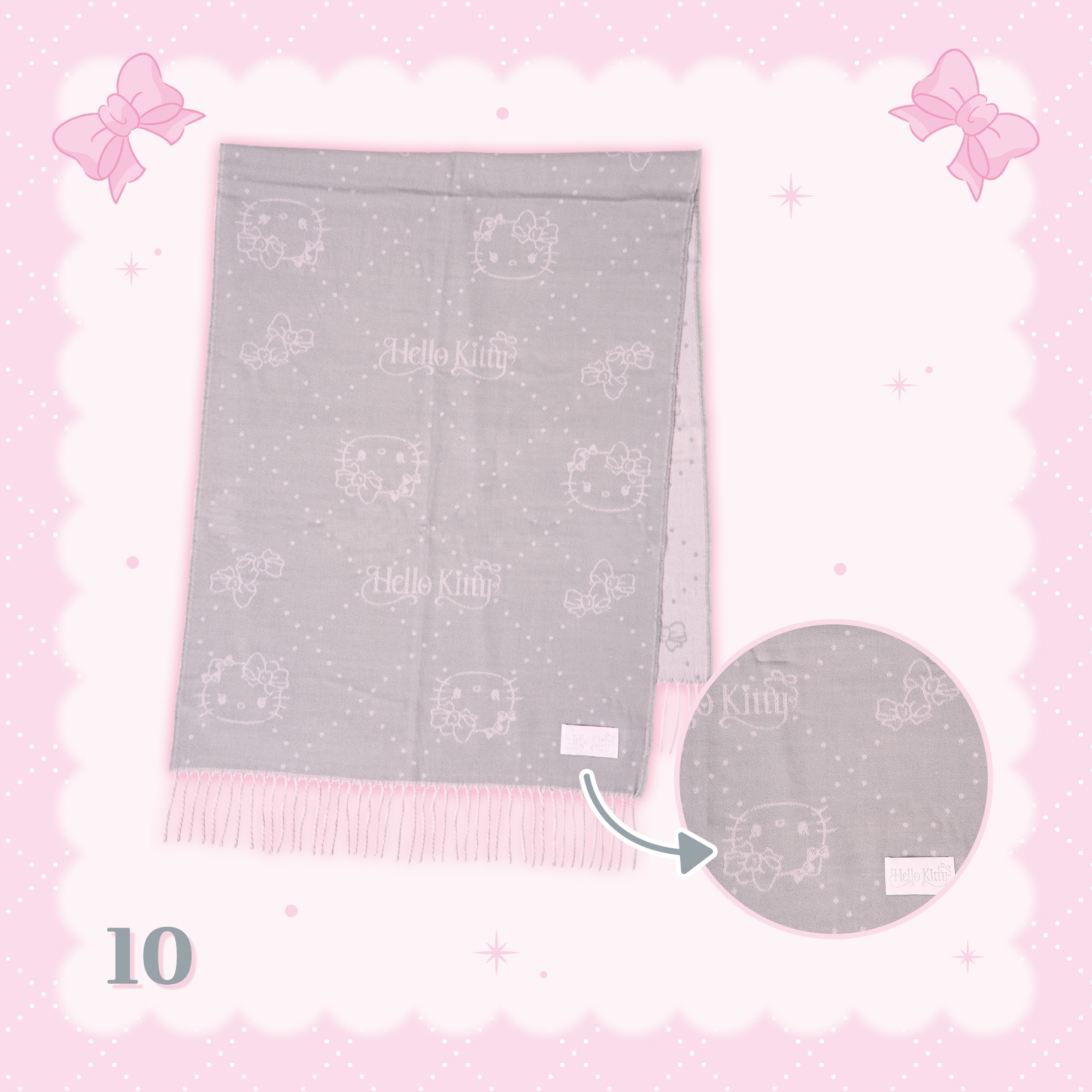 🌸 【預訂】Hello Kitty's Favorite Series - No.10- 頸巾
