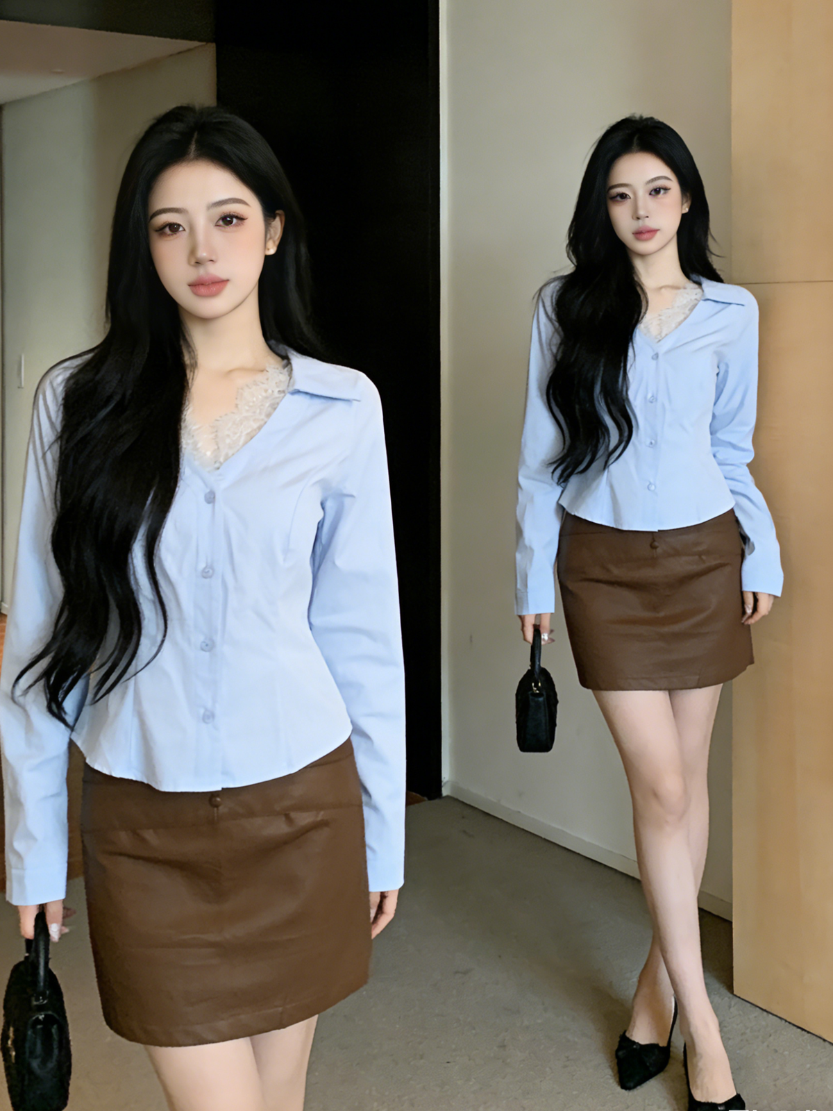 Eloria Long Sleeve Shirt Top M162