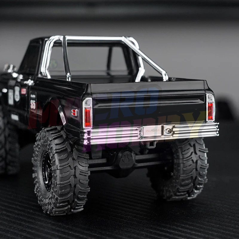 INJORA Aluminum Front Rear Bumper for 1/30 SCX30 Chevrolet K10 #530382