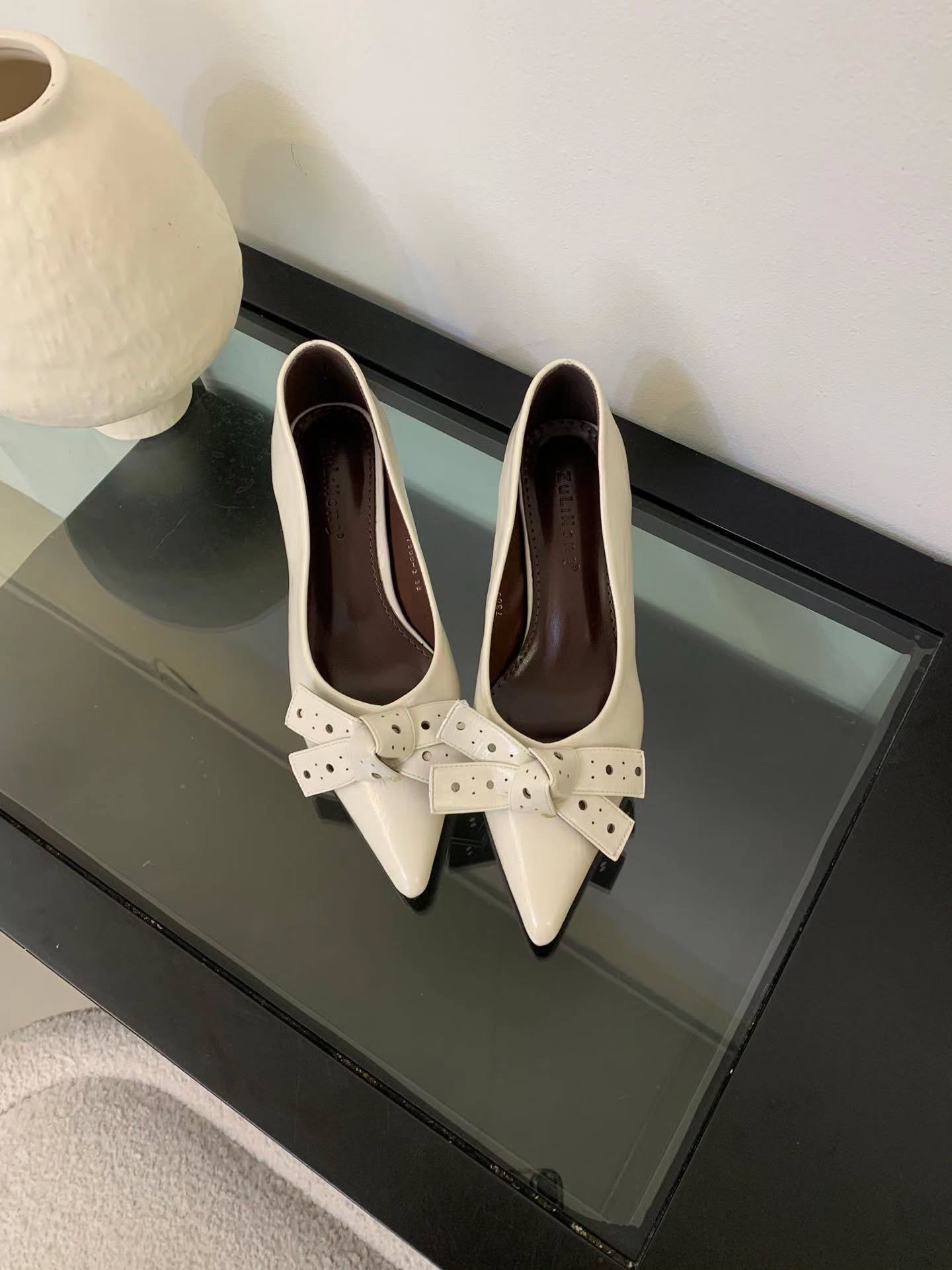 7388-3 法式蝴蝶结尖头单鞋🇨🇳