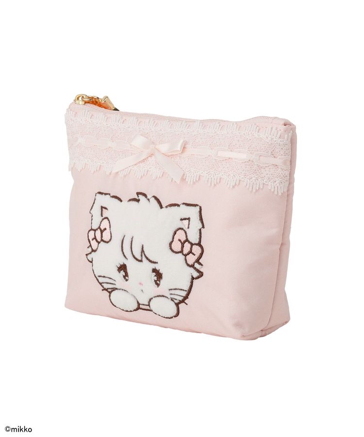🎀【預訂】Maison de FLEUR x Lil ala mode Pouch - Latte