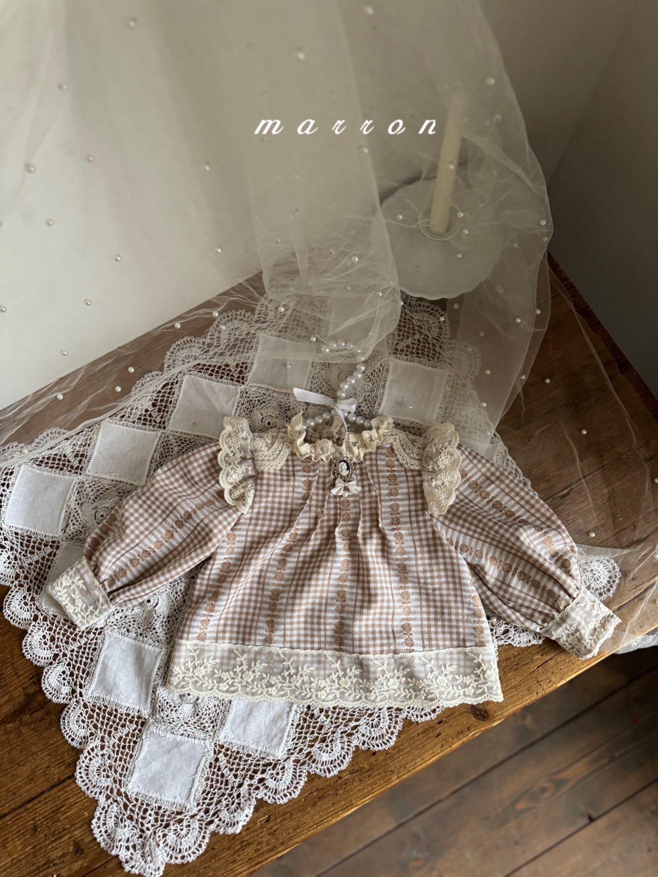 🇰🇷Marron blouse