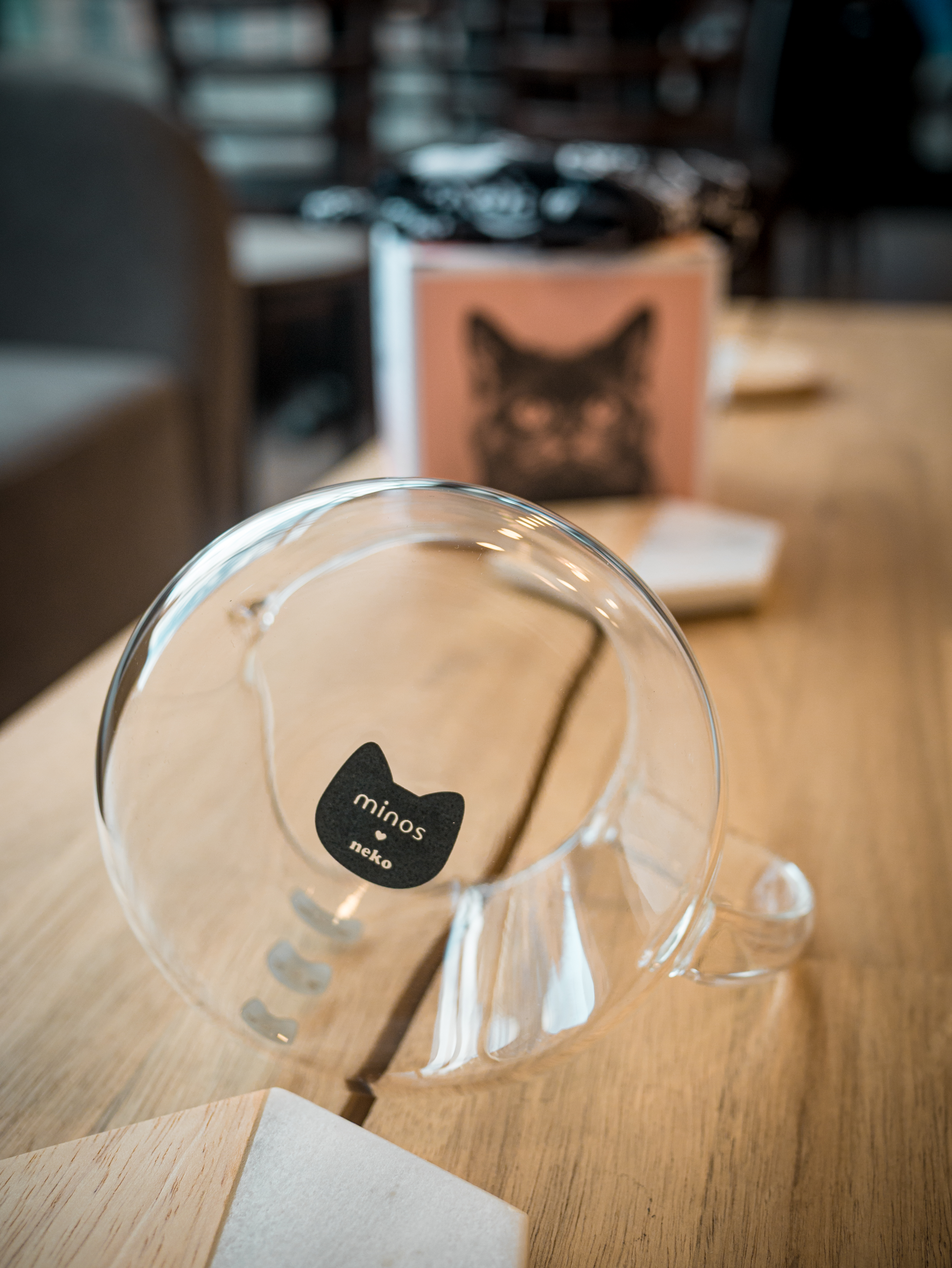 Neko 熱感變色玻璃咖啡壺（附黑色貓巾）｜300ml