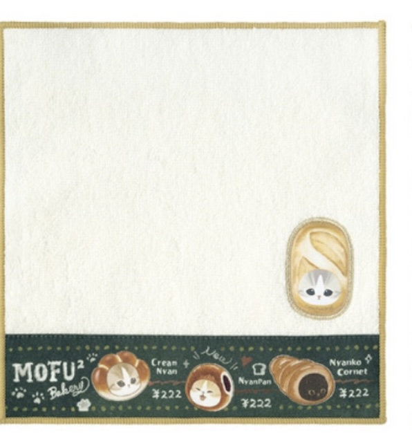 Mofusand 鯊魚貓 方巾｜預訂