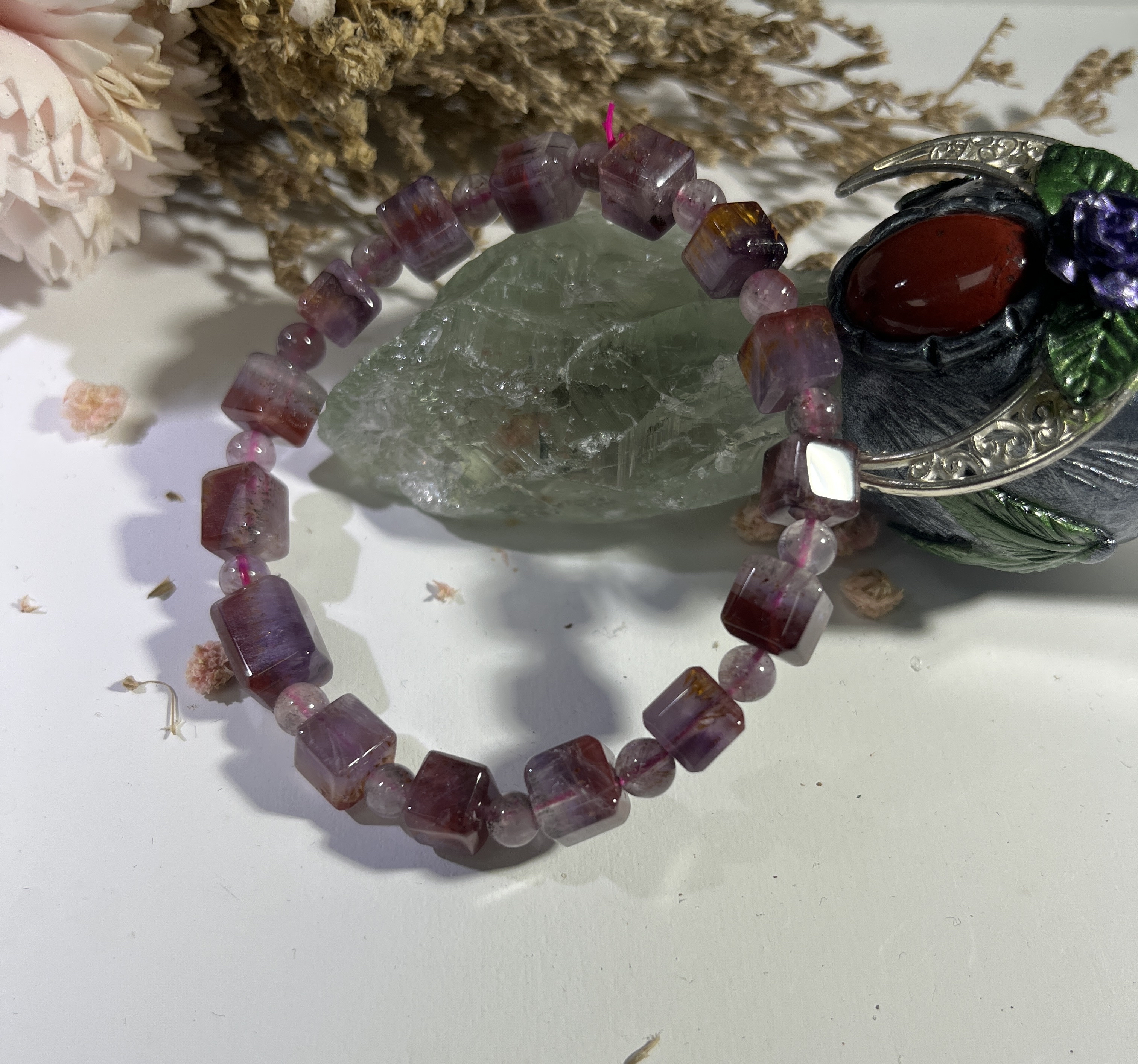 透體紫紅極光方糖 7m+