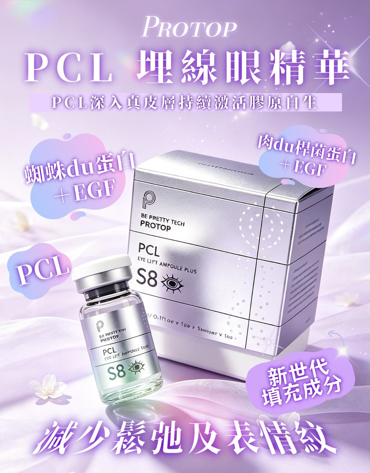 Protop S8 PCL 少女針眼部微針精華 (3ml)