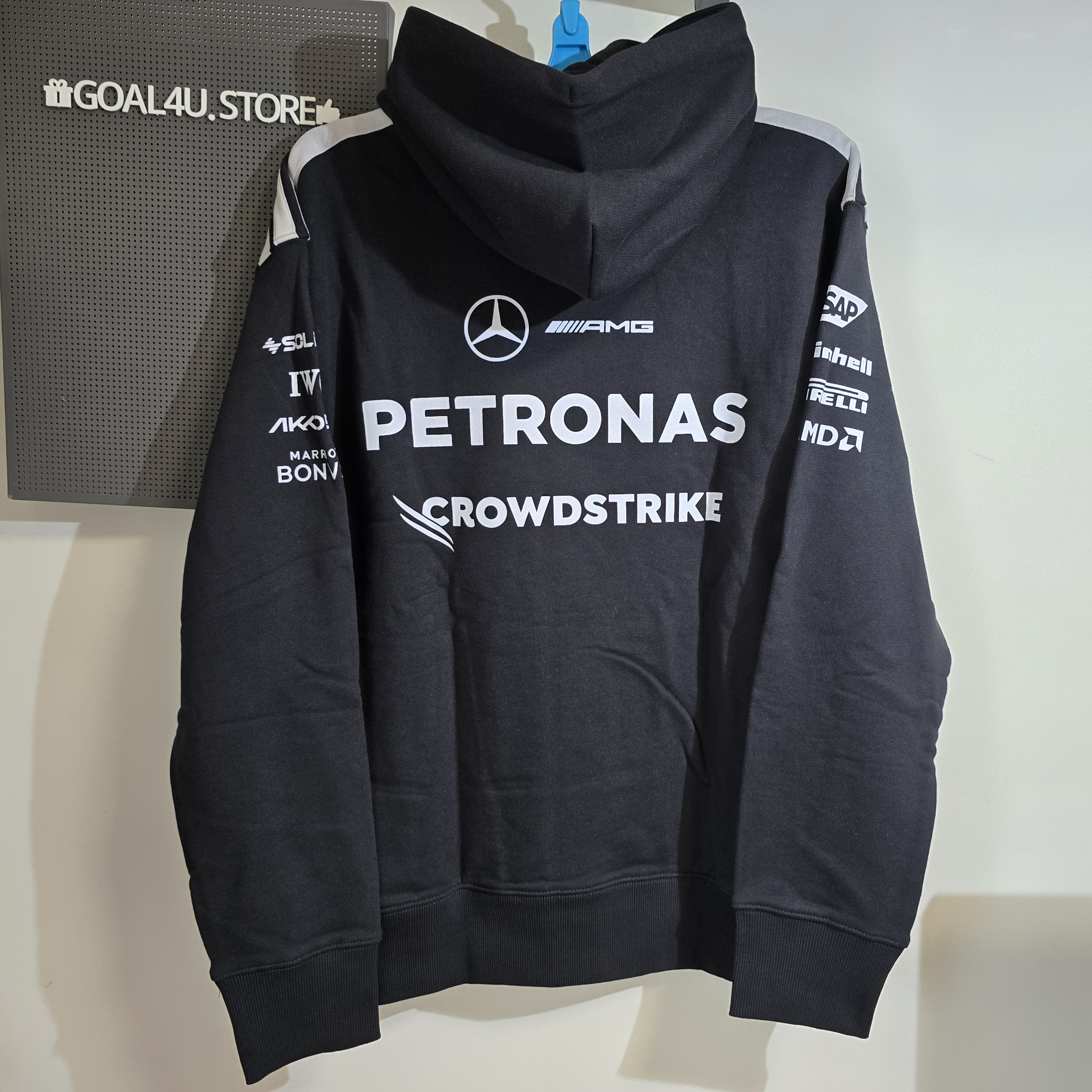 Adidas F1 Mercedes Benz 平治車隊 2026 官方車手連帽衛衣 KF0166