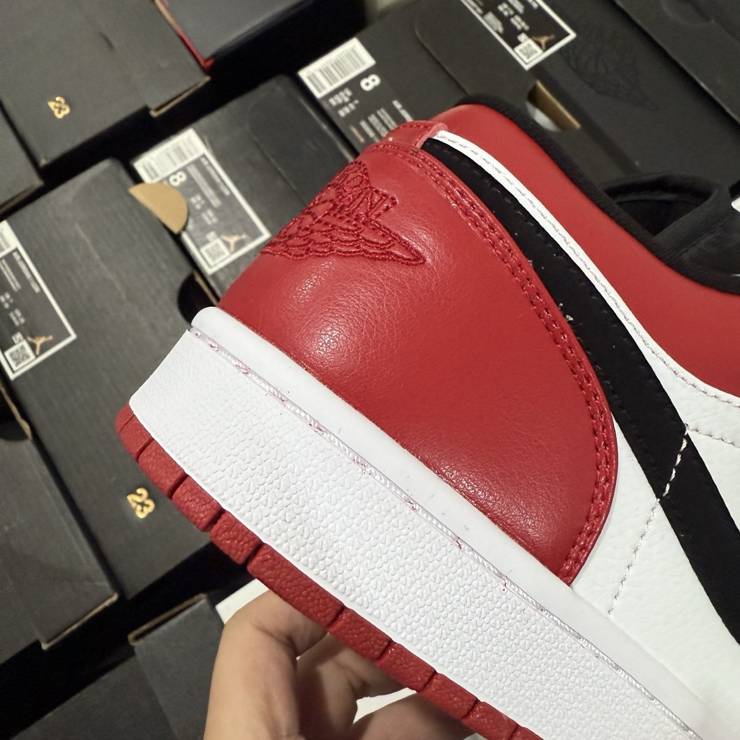 Nike Air Jordan 1 Low 'Black Toe' 553558-116