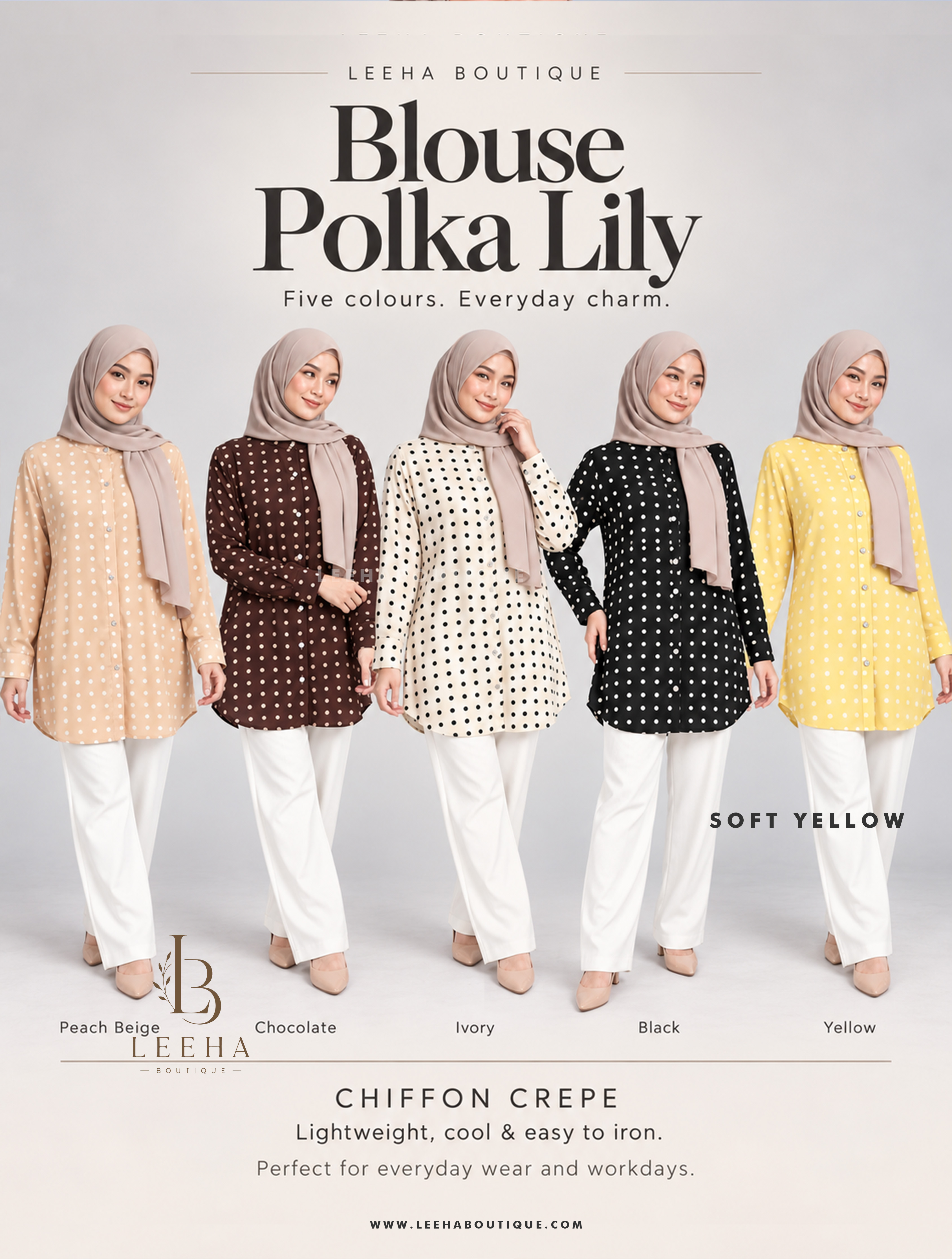 POLKA LILY BLOUSE