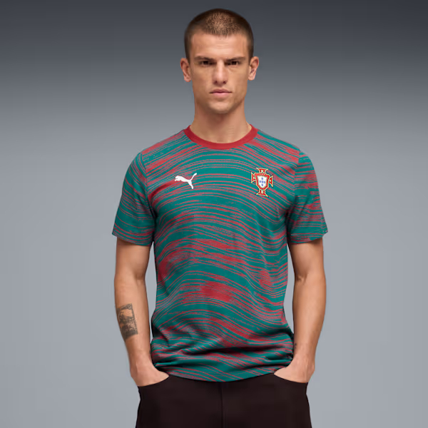 Puma Portugal 葡萄牙 ftblCulture 系列印花墨綠短袖圓領T-Shirt 784820_30