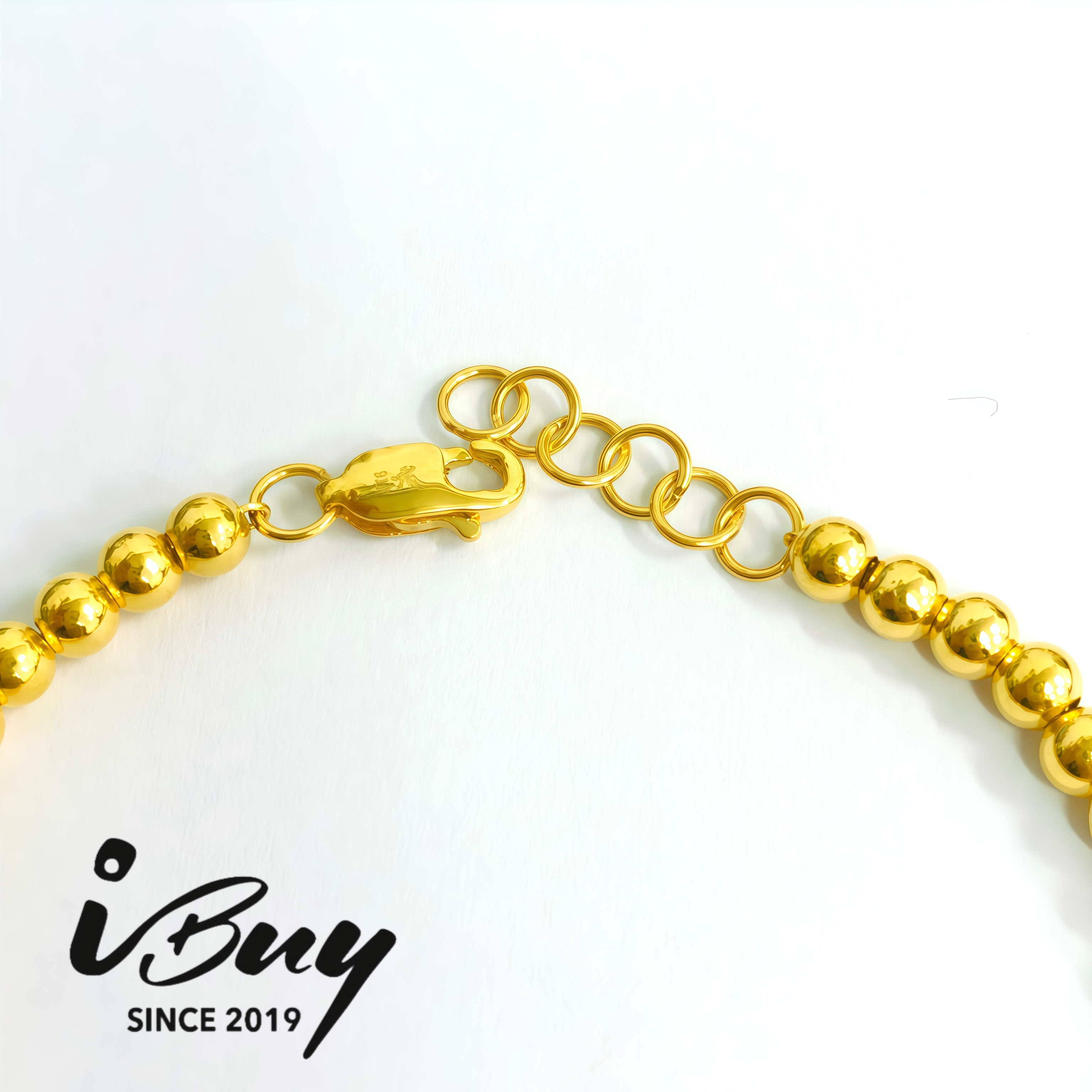 916 GOLD BALL CHAIN BRACELET 916 金 光珠手链
