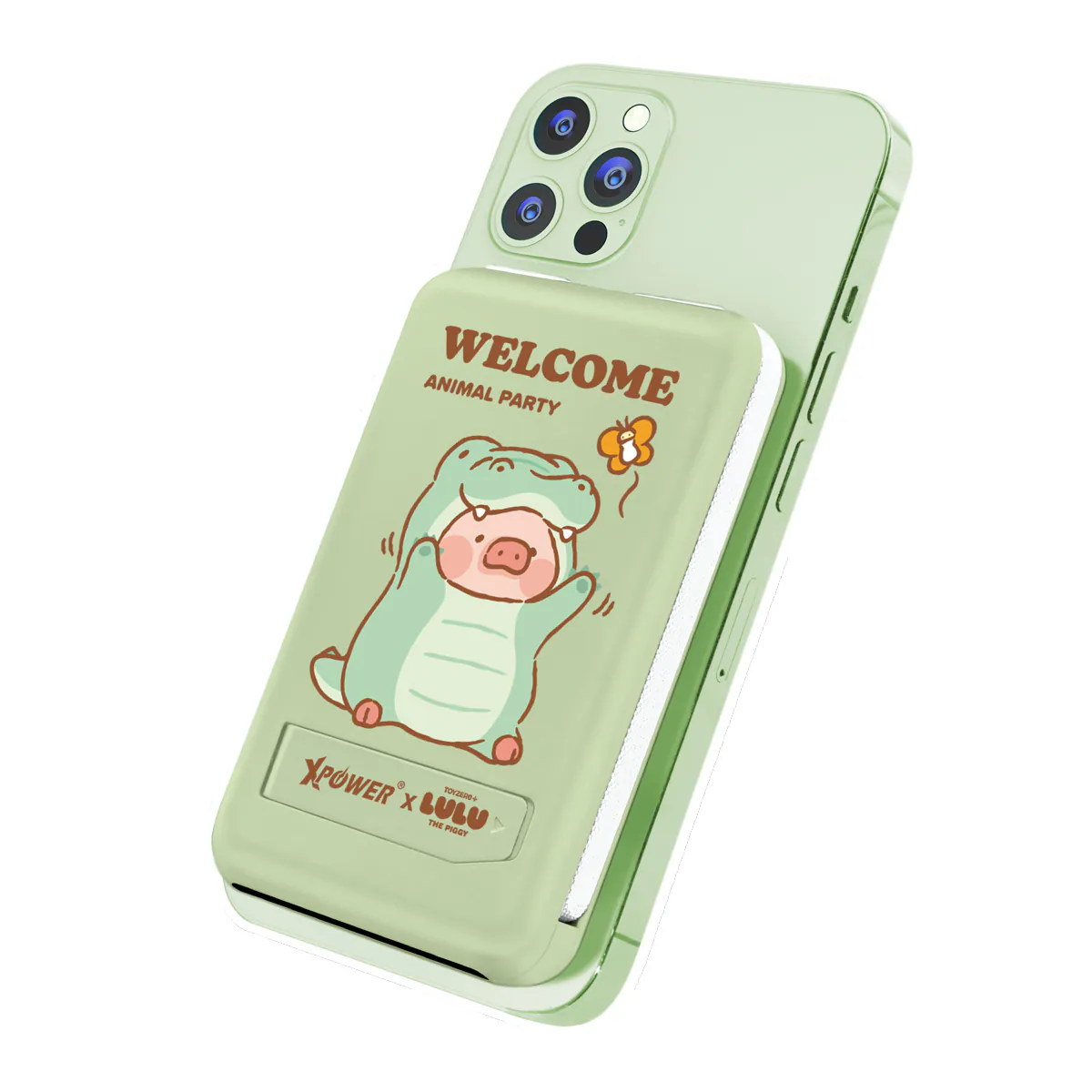 CCC | 3C認證 XPower x 罐頭豬LuLu🐷M10C+ 6合1 10000mAh多功能迷你20W PD3.0+ 磁吸無線快充移動電源