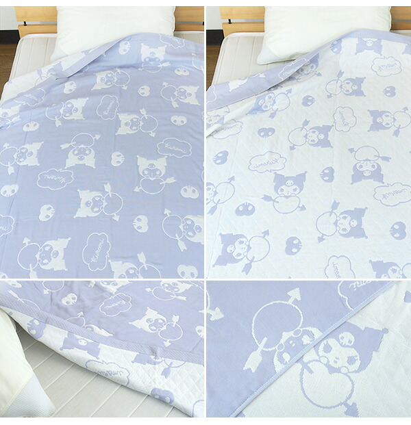 🆕【⭐訂購⭐】 🇯🇵日本直送 🌀#Sanrio 三層紗混紡棉 雙面毯 (140 x 190 cm) [3款選] 🌀[PLJD-0118][261113]