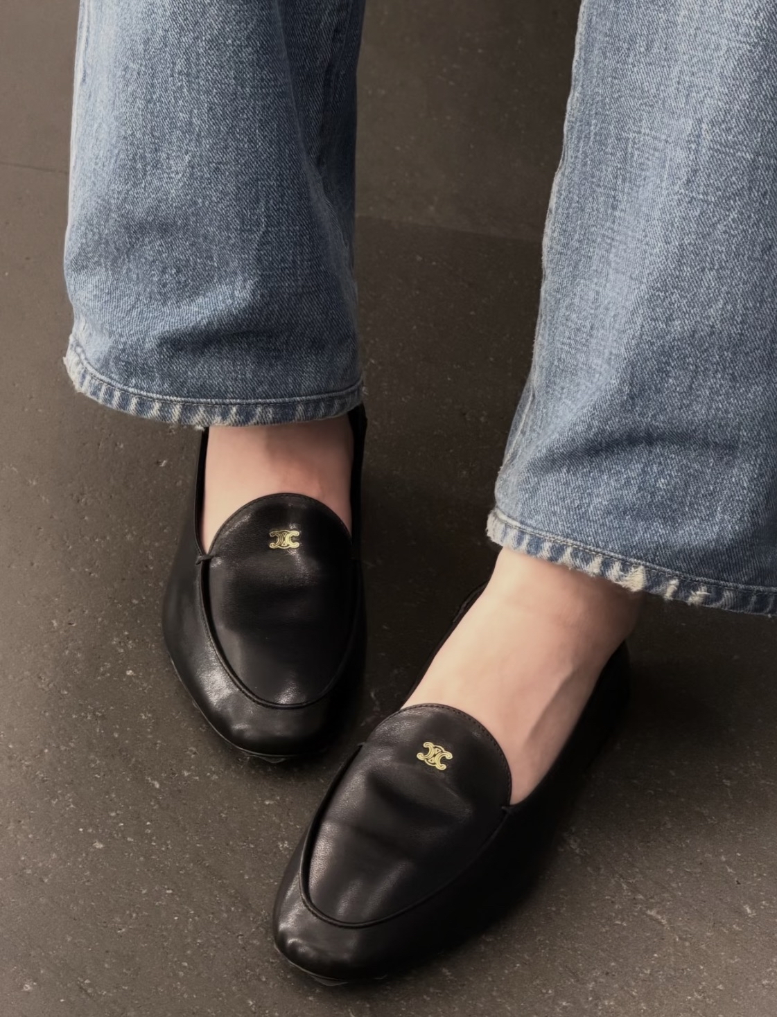 Celine 新款 🆕 黑色小羊皮可踩踭 loafer Size 36/37/37.5/38.5/39/40