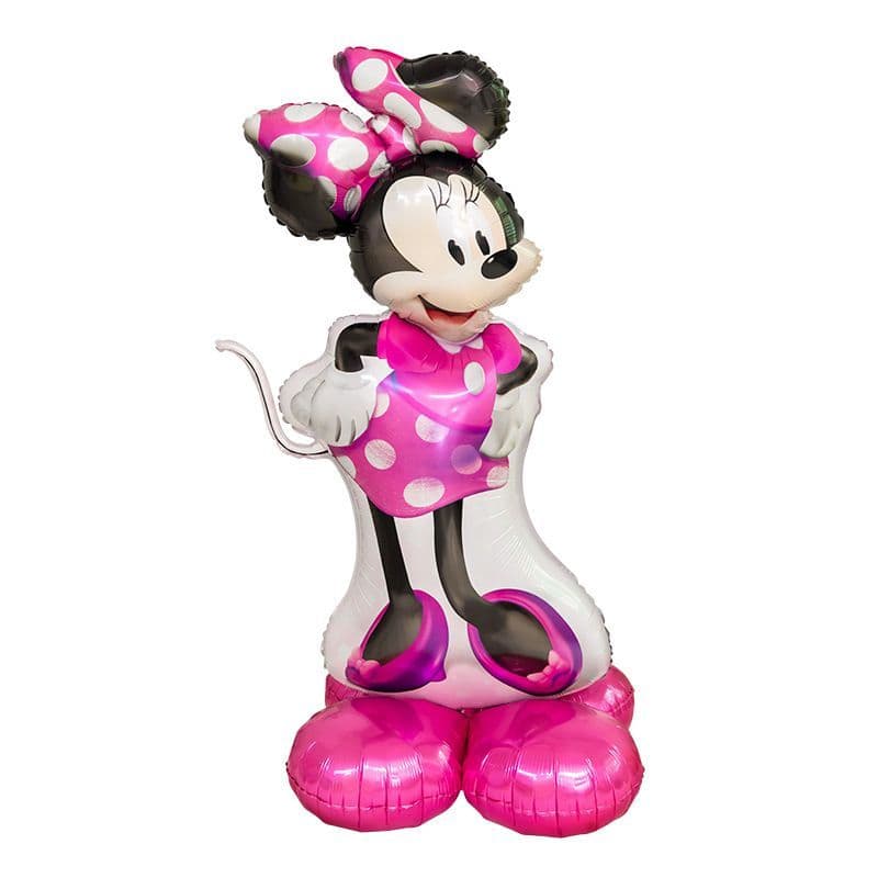 大號站立米妮主題氣球 128×65cm Minnie Mouse Balloon 生日派對佈置
