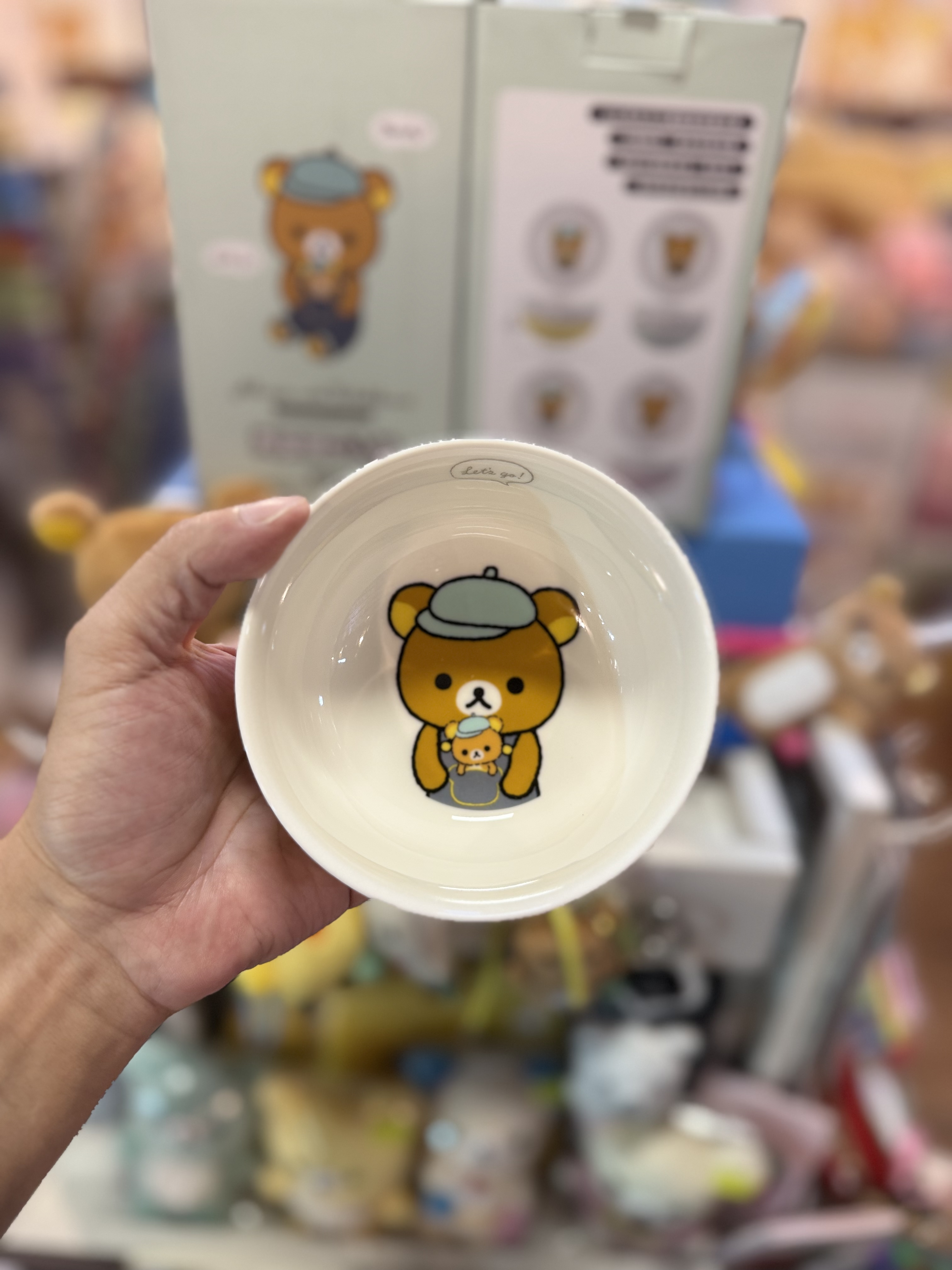 《現貨》全新台灣限定rilakkuma陶瓷飯碗套裝 （1套4隻）
