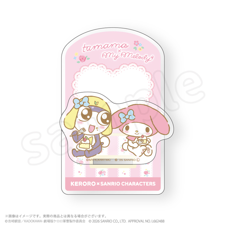 日本預訂📍日本Keroro x Sanrio圖案得意立牌