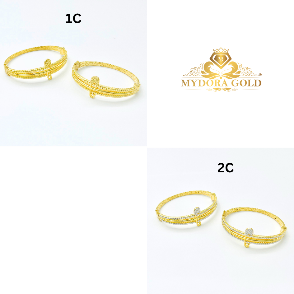 MYDORA Gelang Fesyen Safety Pin l EMAS 916/22K