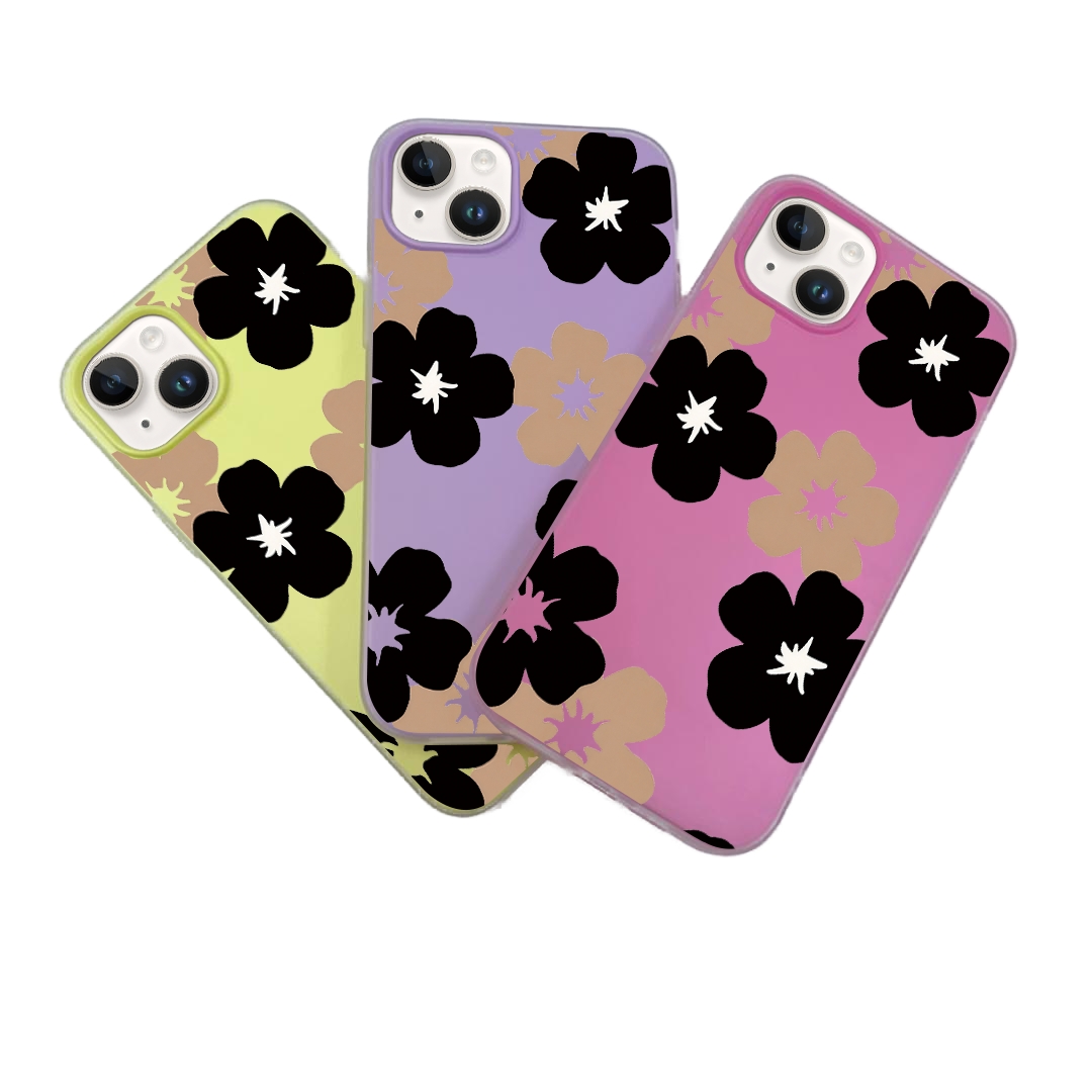 JELLY CASE PHONE FOR IPHONE - DESIGN FLOWER A3