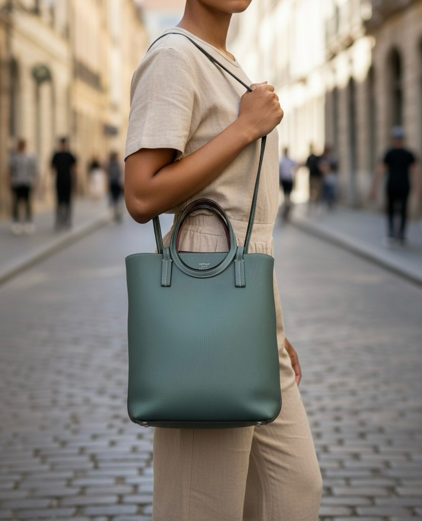 Moynat tote bag reversible calfskin  ,100%Authentic,98%new✅Dust bag