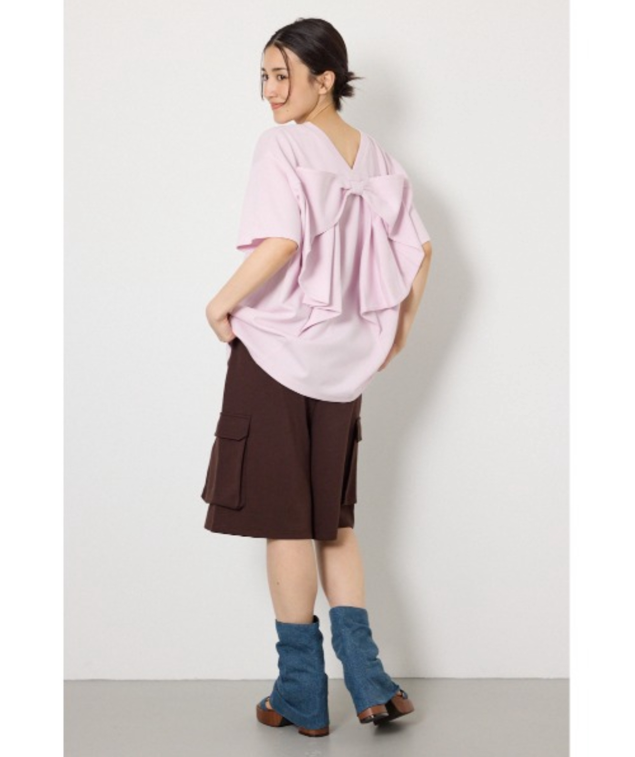 日本立體蝴蝶結衫