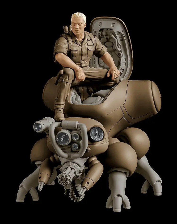 1/20 PLAMAX minimum factory MF-95 Batou with Fuchikoma (Ghost in the Shell (Manga Edition))