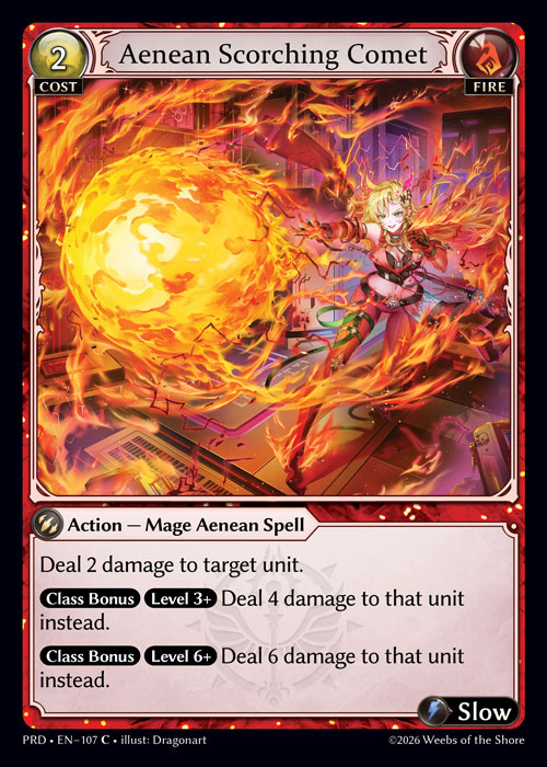 FOIL - Aenean Scorching Comet / PRD-107 (C)
