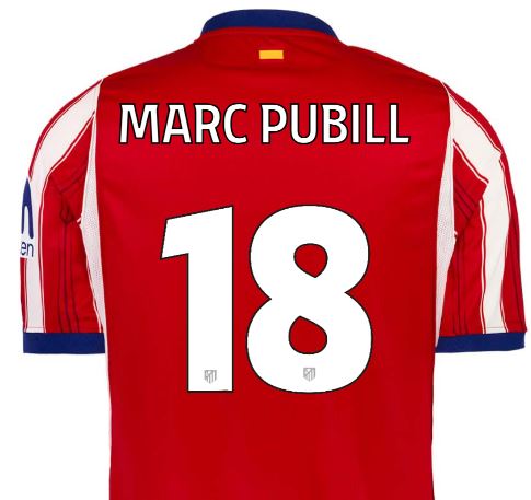Atletico Madrid 馬德里體育會2026-27 主場聯賽杯賽印字 (內有多選，不是球衣)