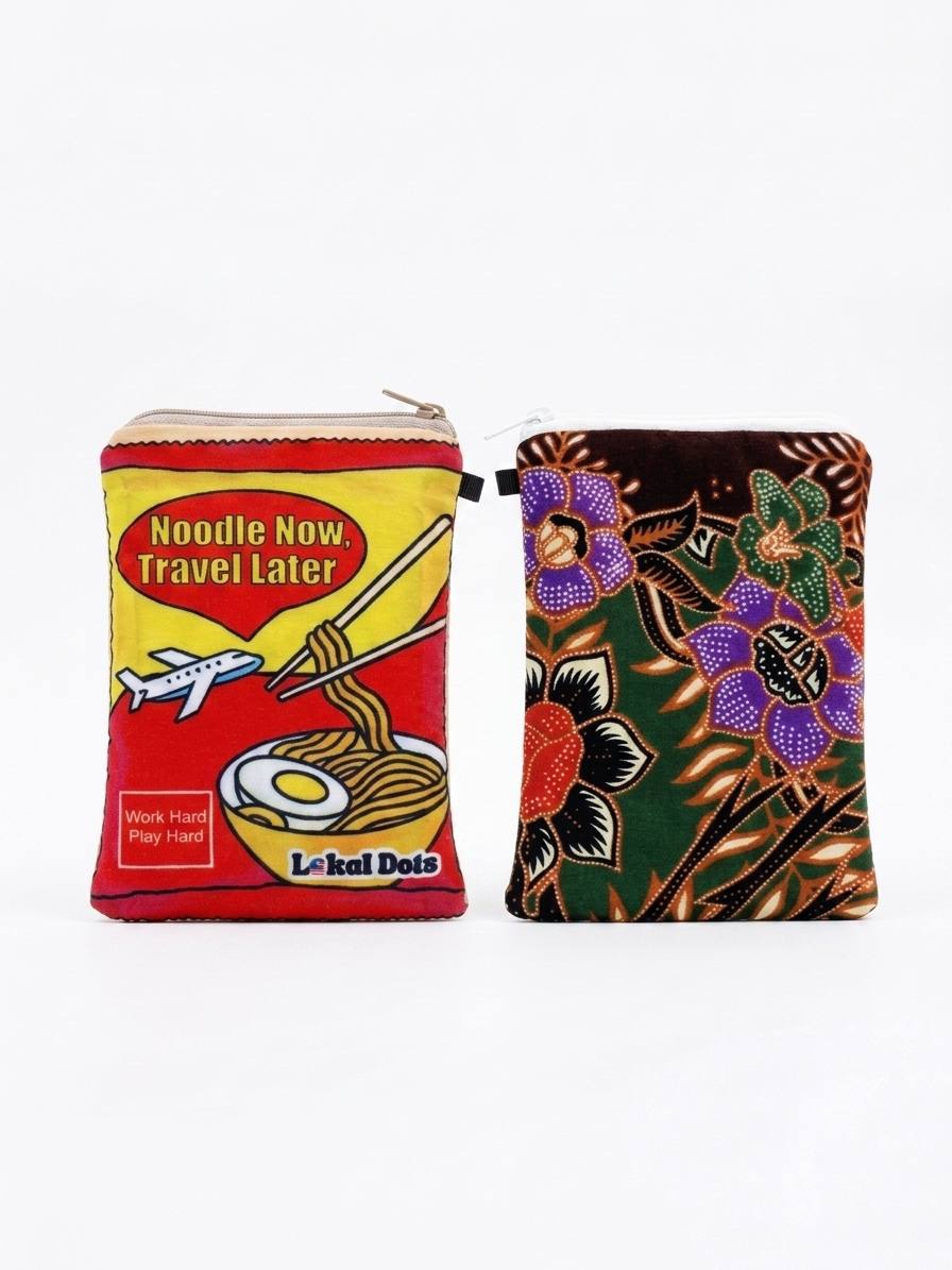 LD46 - Malaysia Heritage Batik Pouch (Noodles)