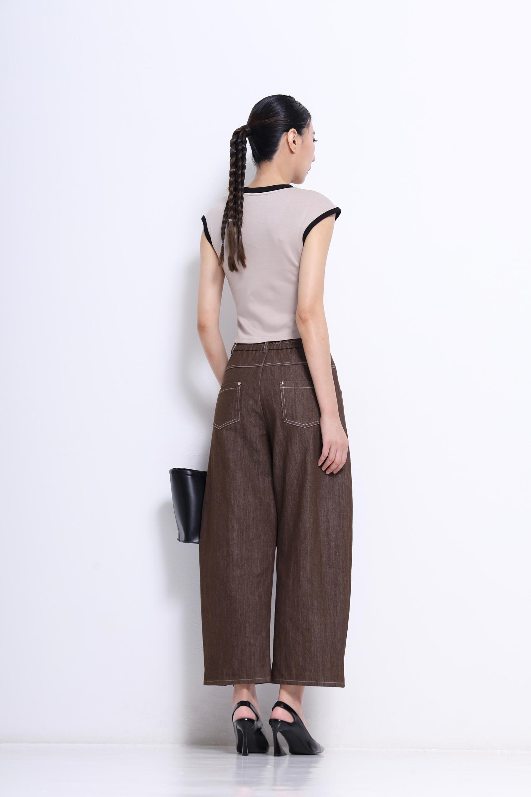 CP1635 DENIM KNIFE-EDGE CUT PANT