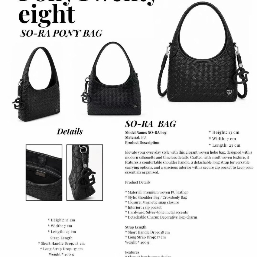 泰國Pony Twent Yeight Sora Bag