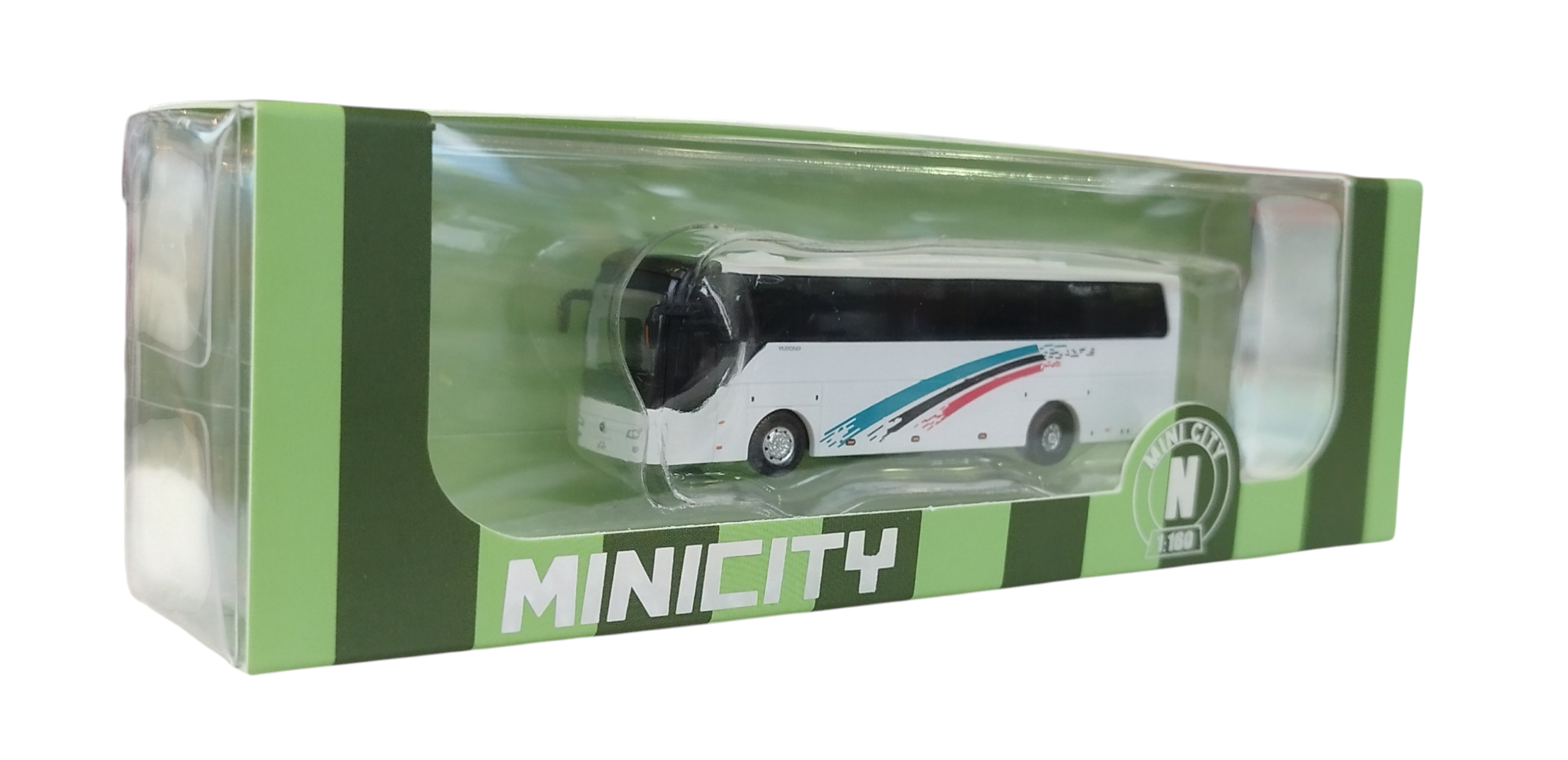 限量299台 MINICITY 部隊(八一解放軍）塗裝通勤巴士 N比例 1:160